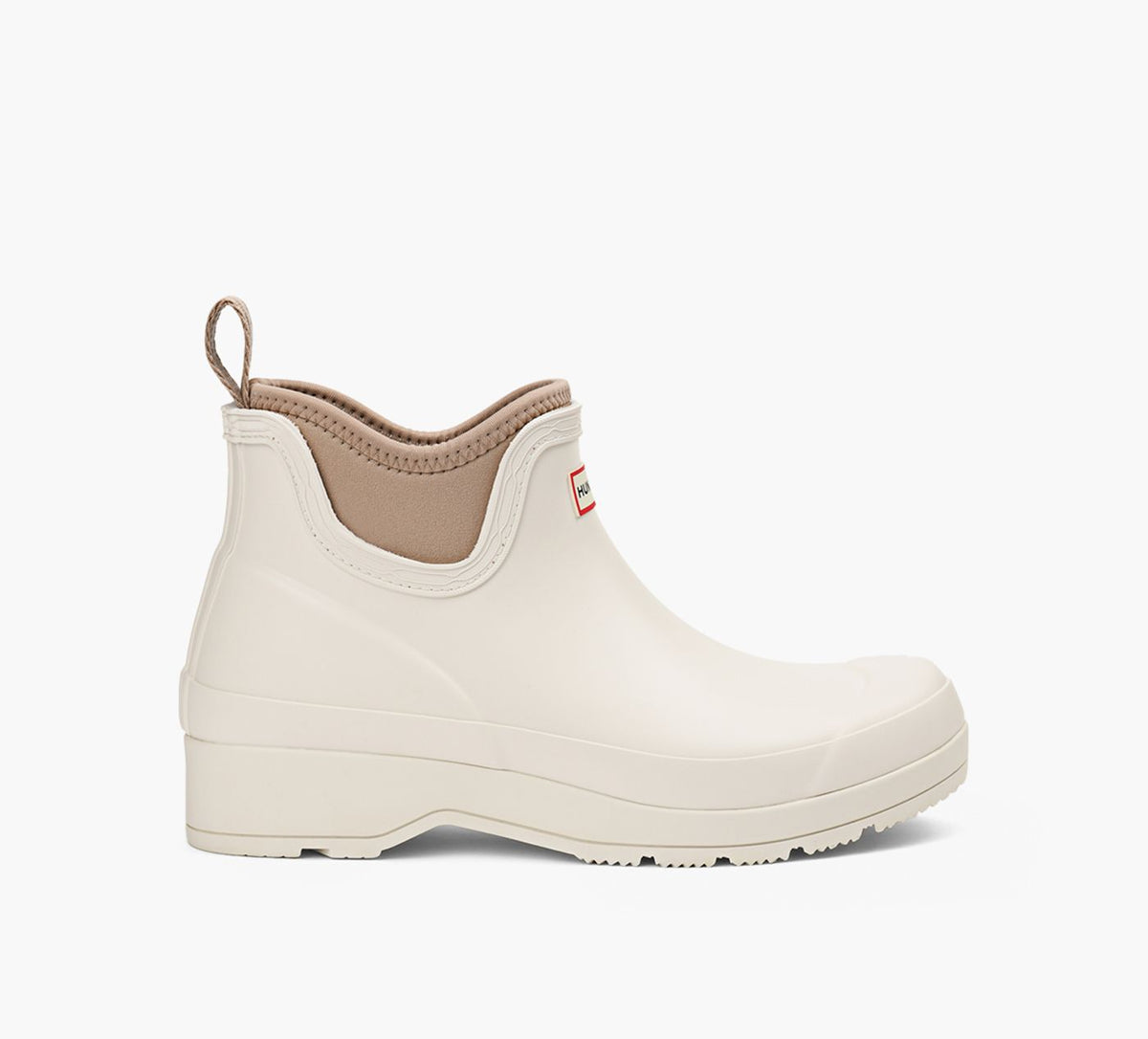 HUNTER WOMENSPLAYCHELSEANEOPRENEBOOT in BEIGE