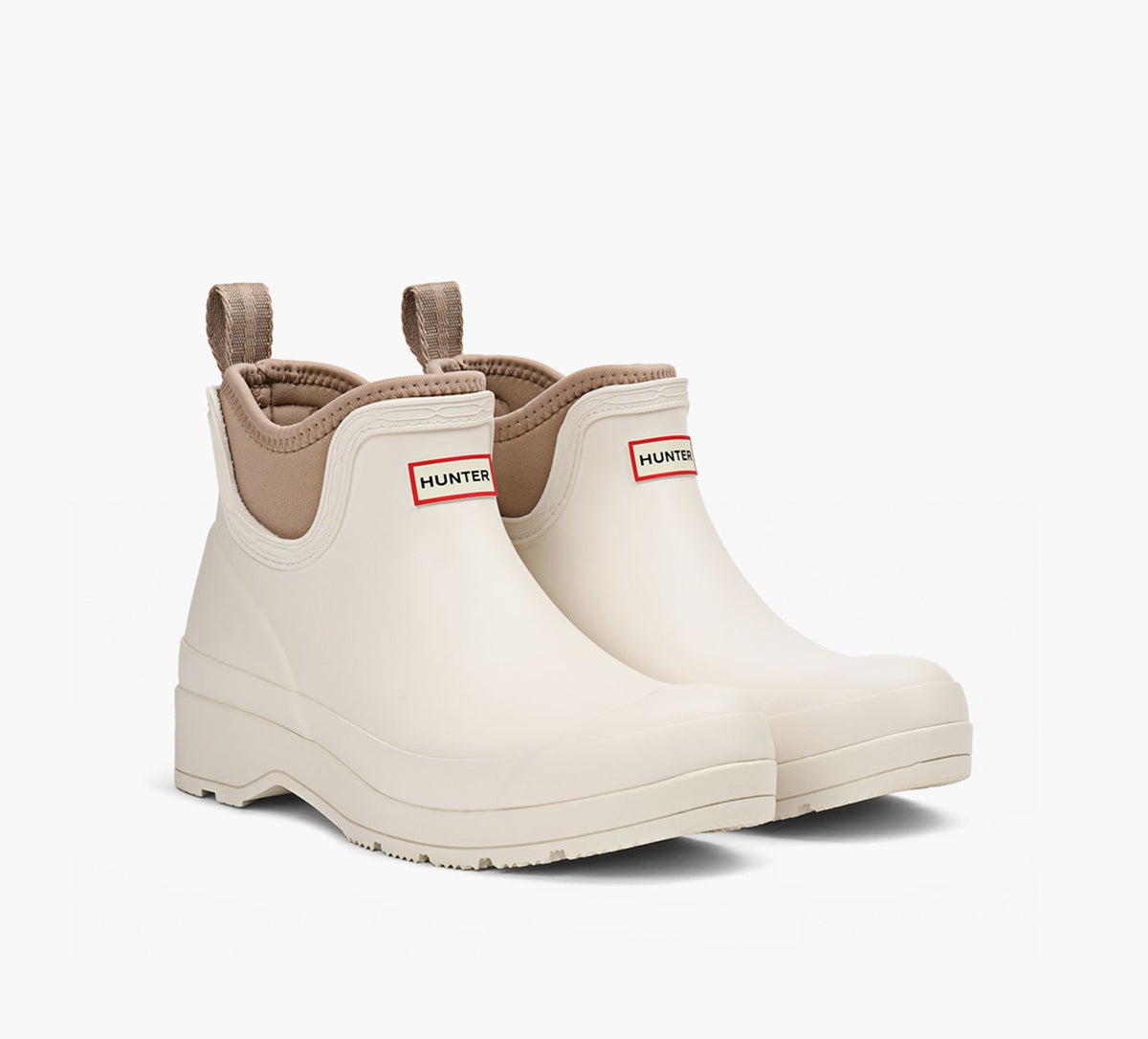 HUNTER WOMENSPLAYCHELSEANEOPRENEBOOT in BEIGE view 2