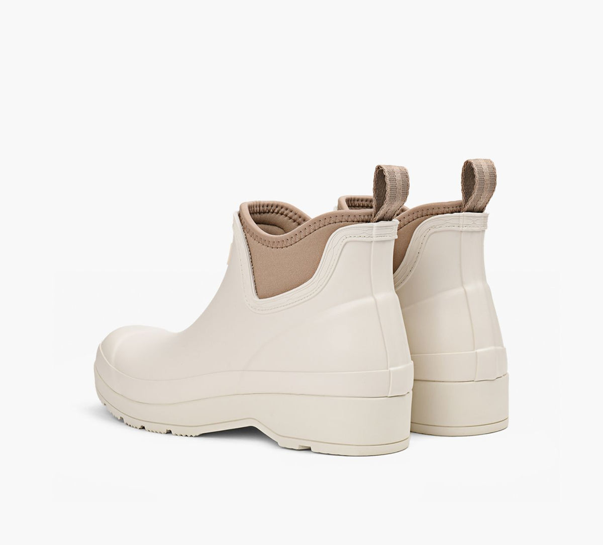 HUNTER WOMENSPLAYCHELSEANEOPRENEBOOT in BEIGE view 3