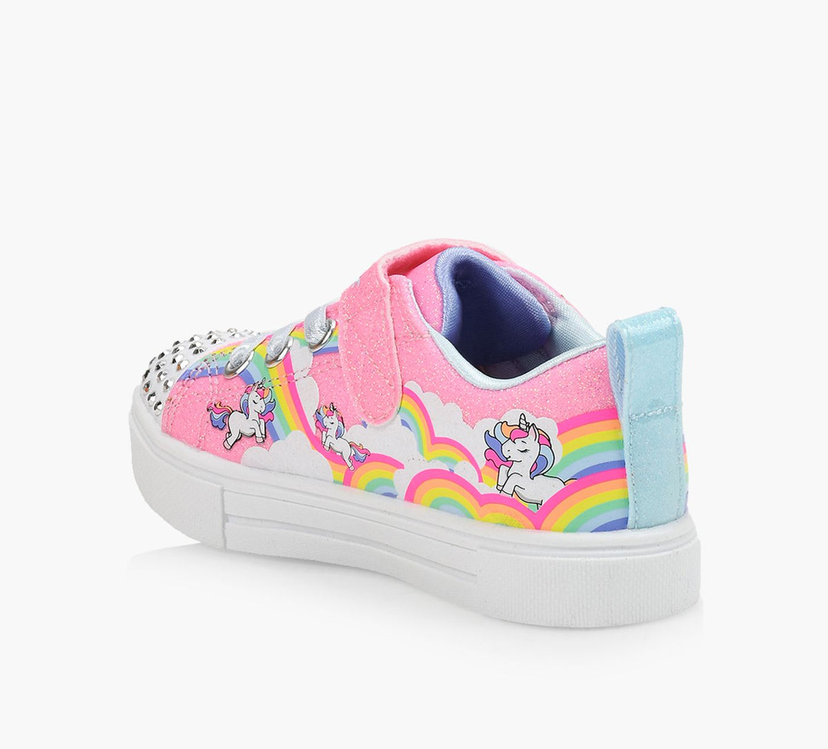 SKECHERS TWINKLETOESTWINKLESPARKSJUMPINCLOUDS in LIGHT PINK view 3