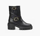 STUART WEITZMAN SOHOMOTOBOOTIE in BLACK