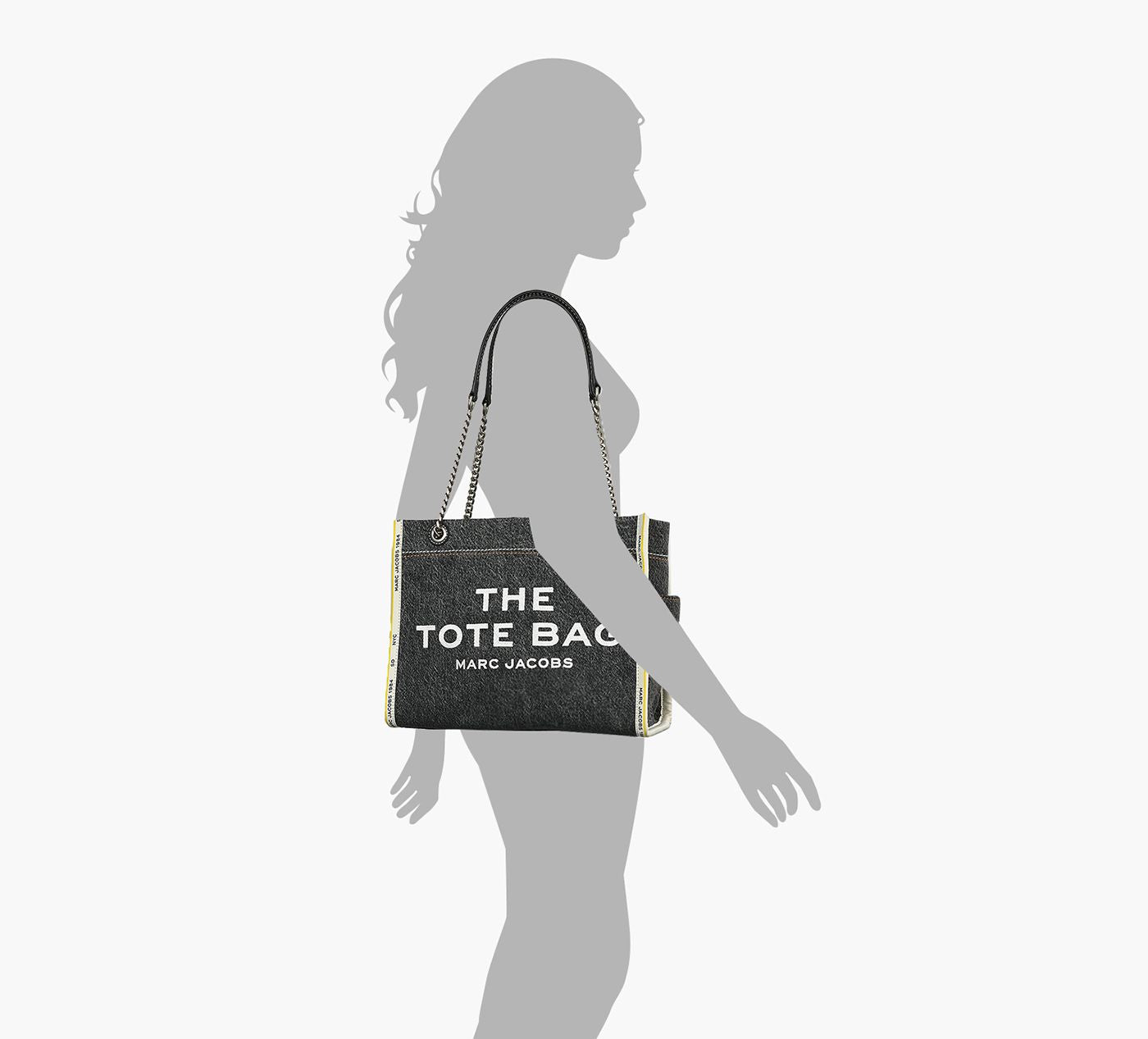 MARC JACOBS THEMEDIUMTOTECHAIN in BLACK view 2