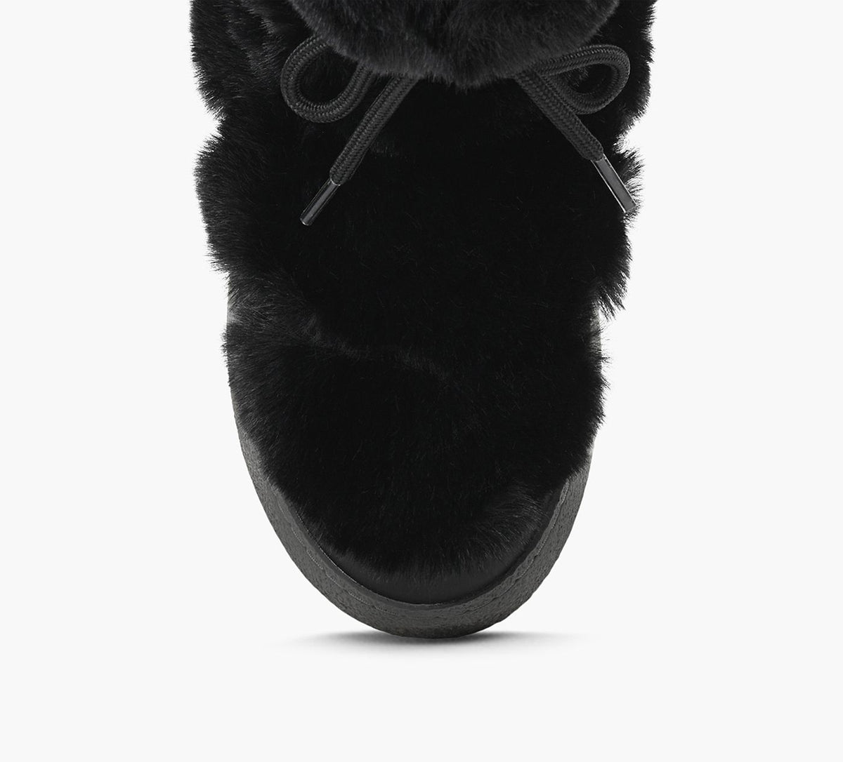 MOON BOOT LTRACKFAUXFUR in BLACK view 1c