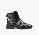 GANNI FEMININEBUCKLEBOOT in BLACK