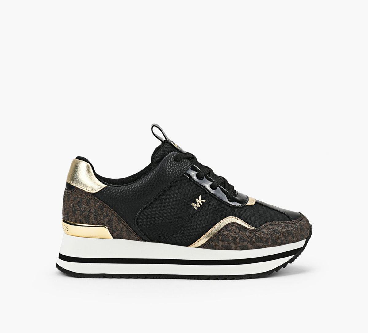 MICHAEL KORS BASKETRAINA en NOIR