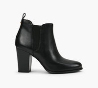 MICHAEL KORS EVALINEHEELEDBOOTIE in BLACK