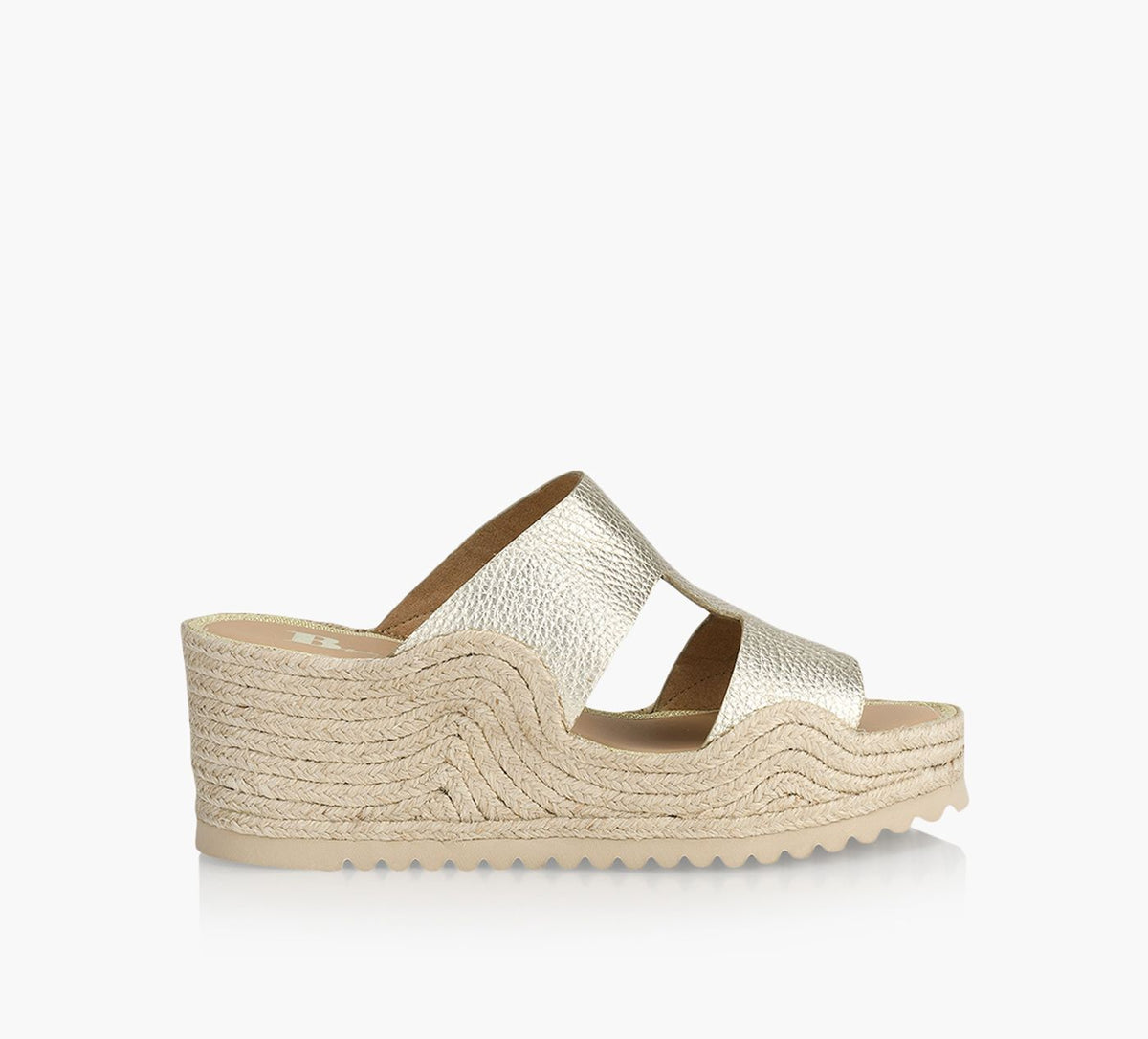 BROWNS MARITIMEWEDGESANDAL in GOLD