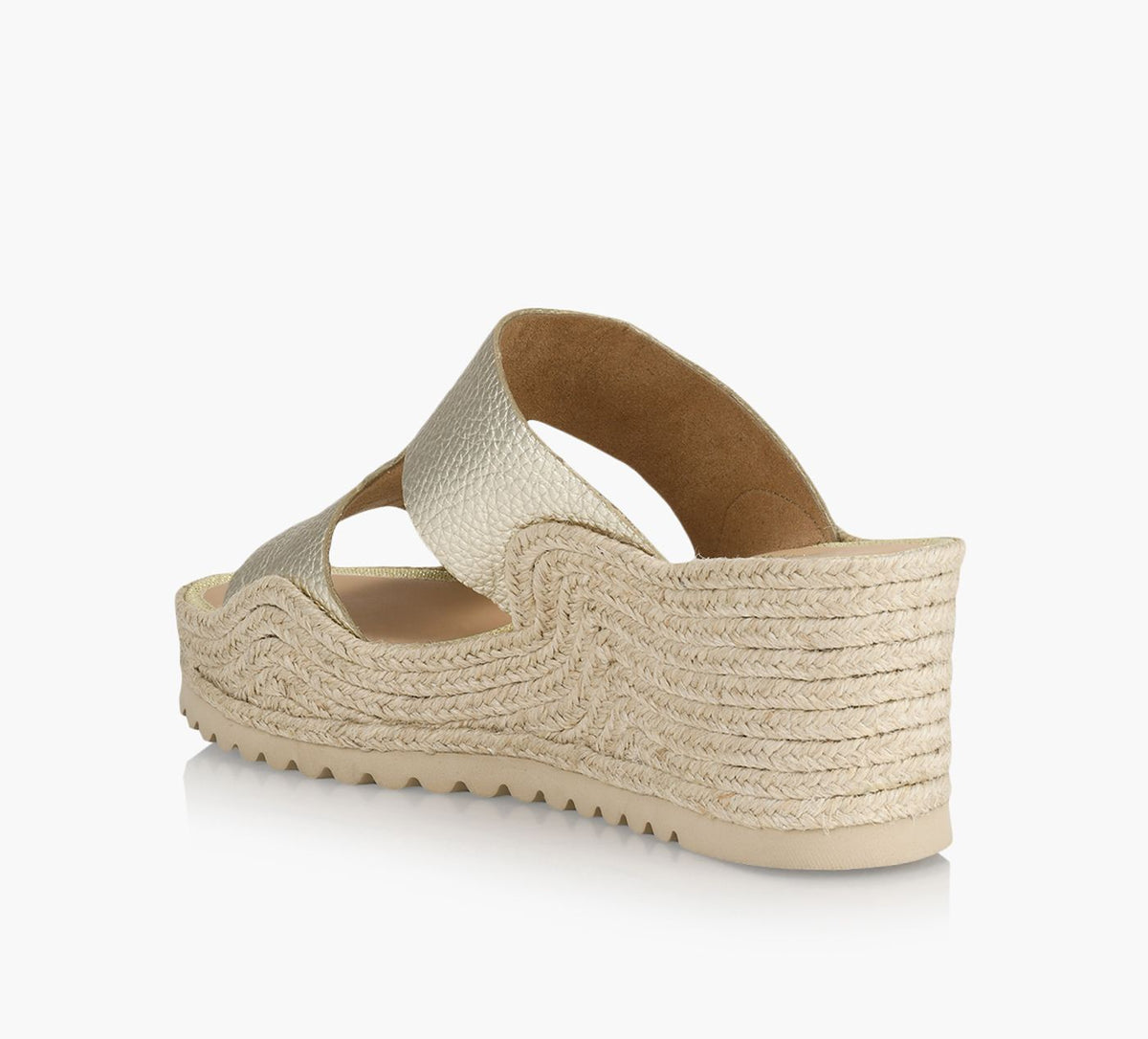 BROWNS MARITIMEWEDGESANDAL in GOLD view 3