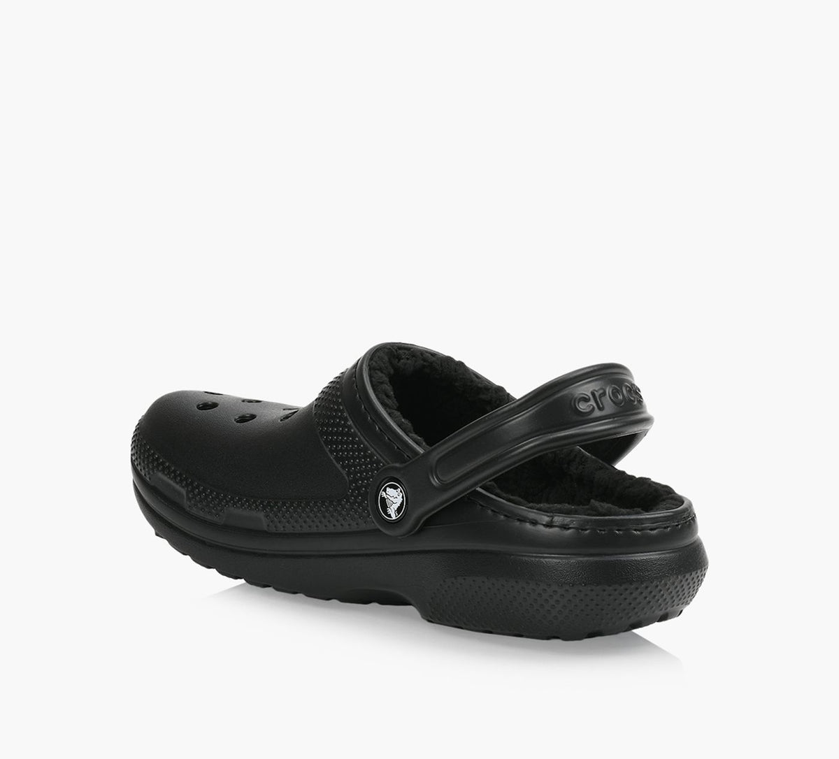 CROCS CLASSICLINEDCLOG in BLACK view 3