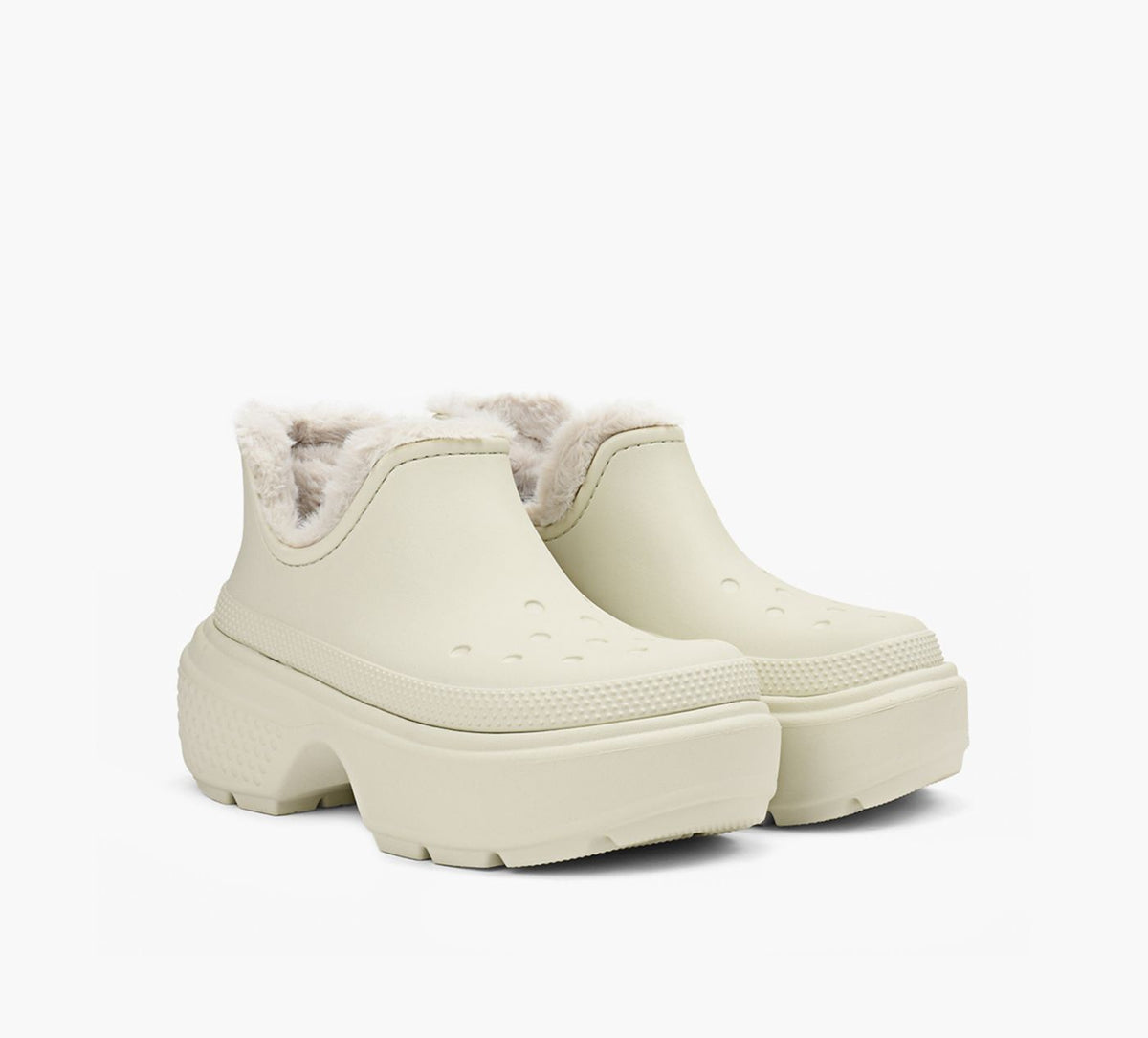 CROCS en BLANC vue 2