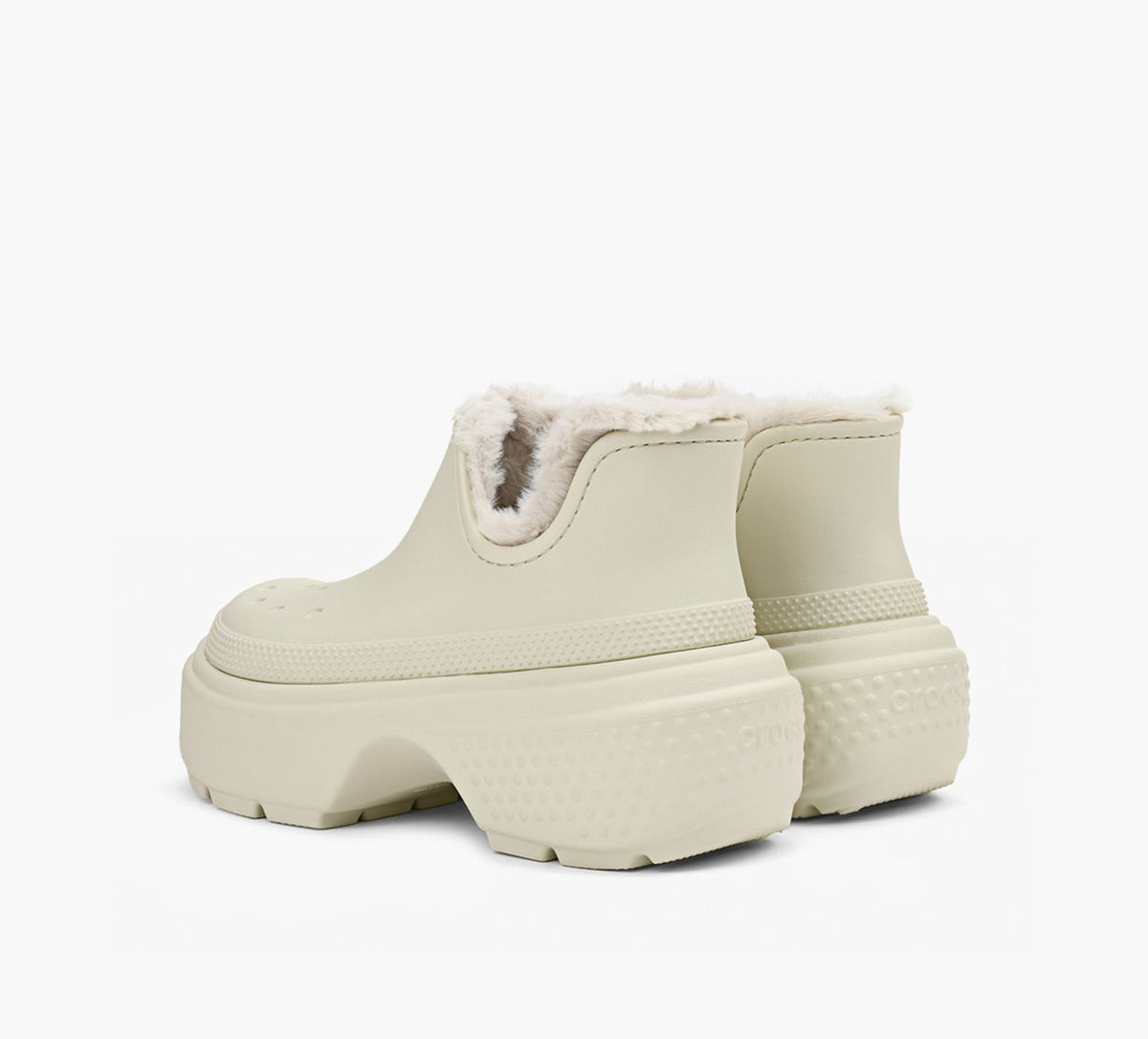 CROCS en BLANC vue 3