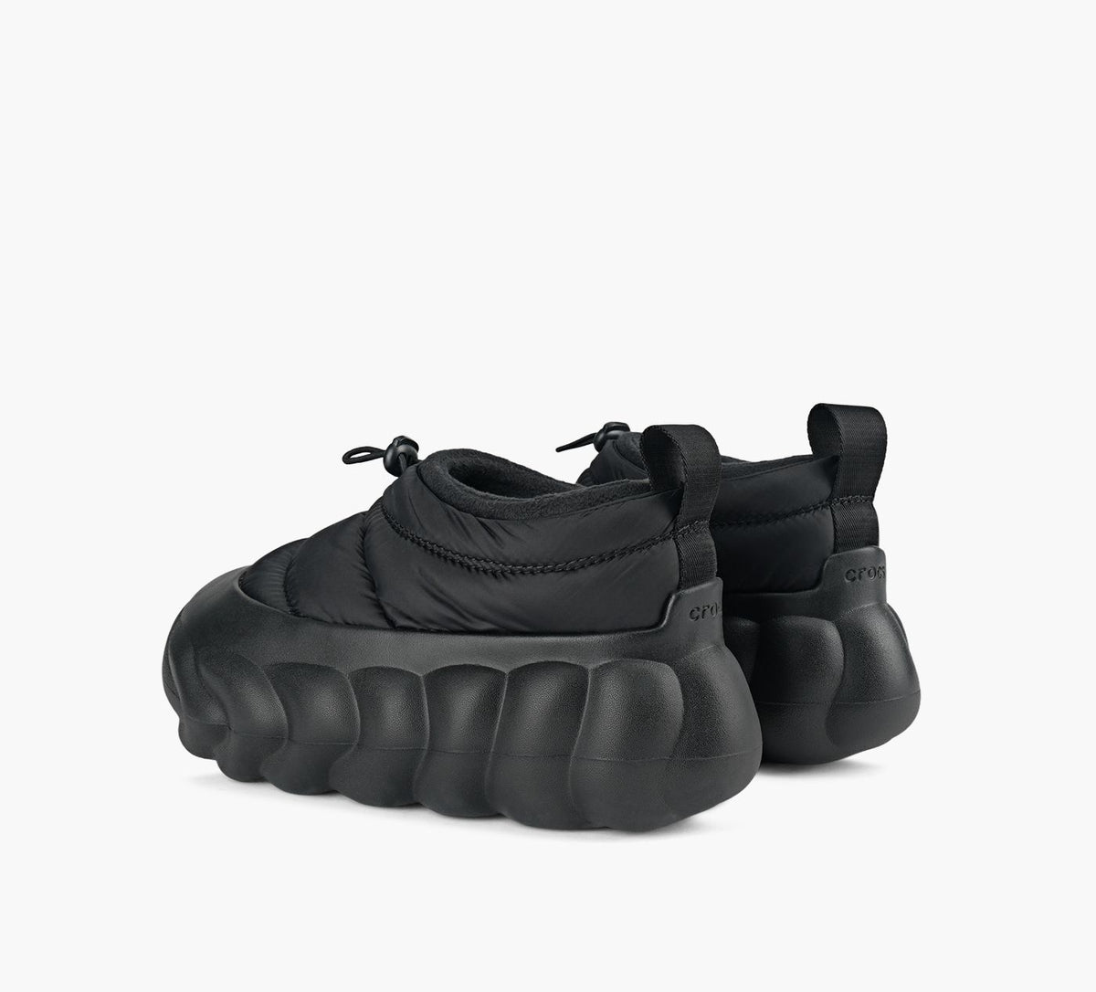 CROCS SOULIERSOVERPUFFSHORTY en NOIR vue 3