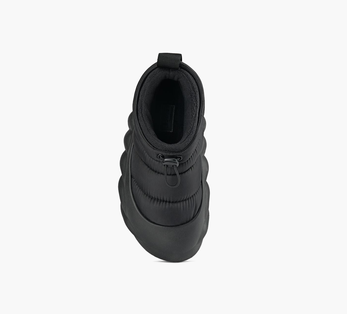 CROCS SOULIERSOVERPUFFSHORTY en NOIR vue 1c