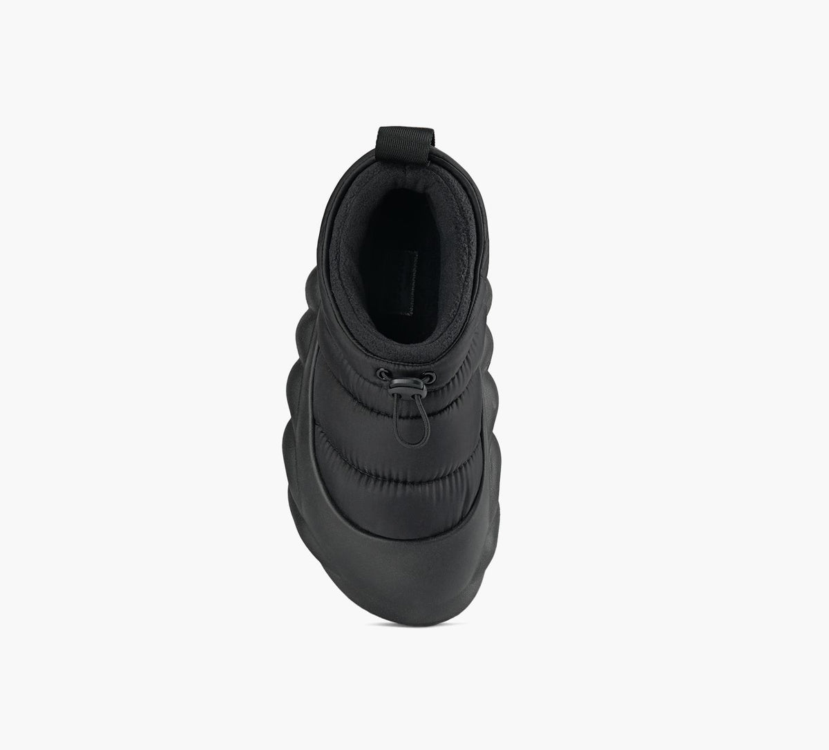CROCS SOULIERSOVERPUFFSHORTY en NOIR vue 1c