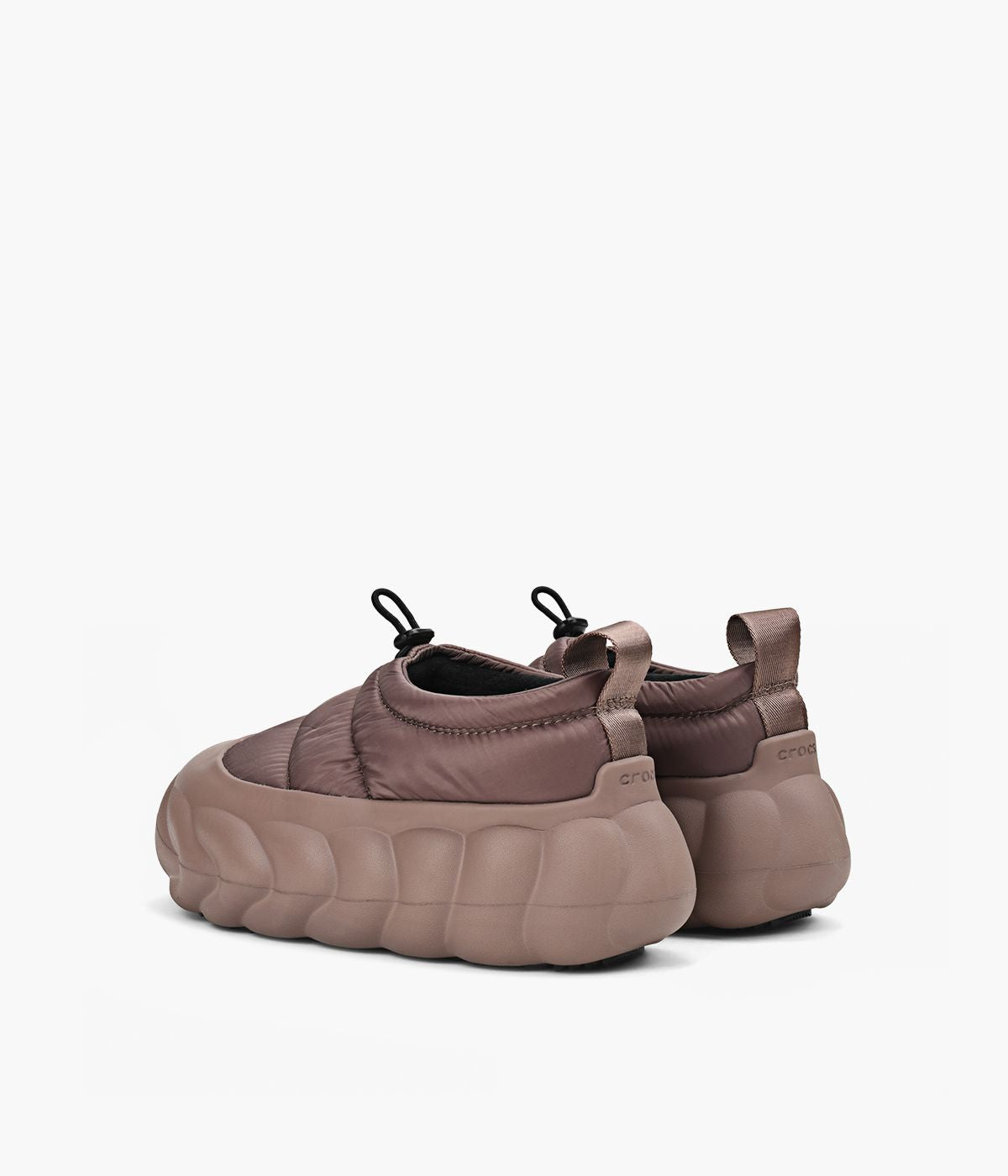 CROCS SOULIERSOVERPUFFSHORTY en TAUPE vue 3