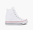 CONVERSE CHUCKTAYLORALLSTARCLASSICWEDGEPLATFORM in WHITE