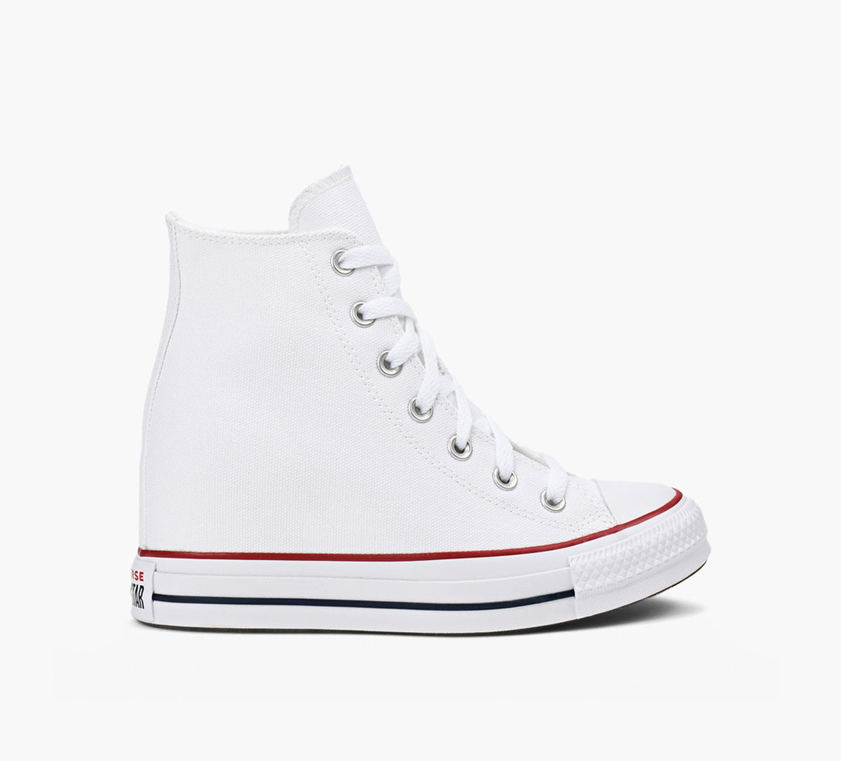 CONVERSE CHUCKTAYLORALLSTARCLASSICWEDGEPLATFORM in WHITE