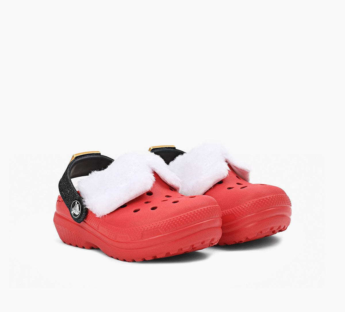 CROCS SABOTSCLASSIQUESDOUBLSSANTA en ROUGE vue 2
