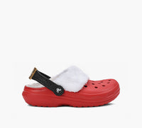 CROCS CLASSICLINEDSANTACLOG in RED