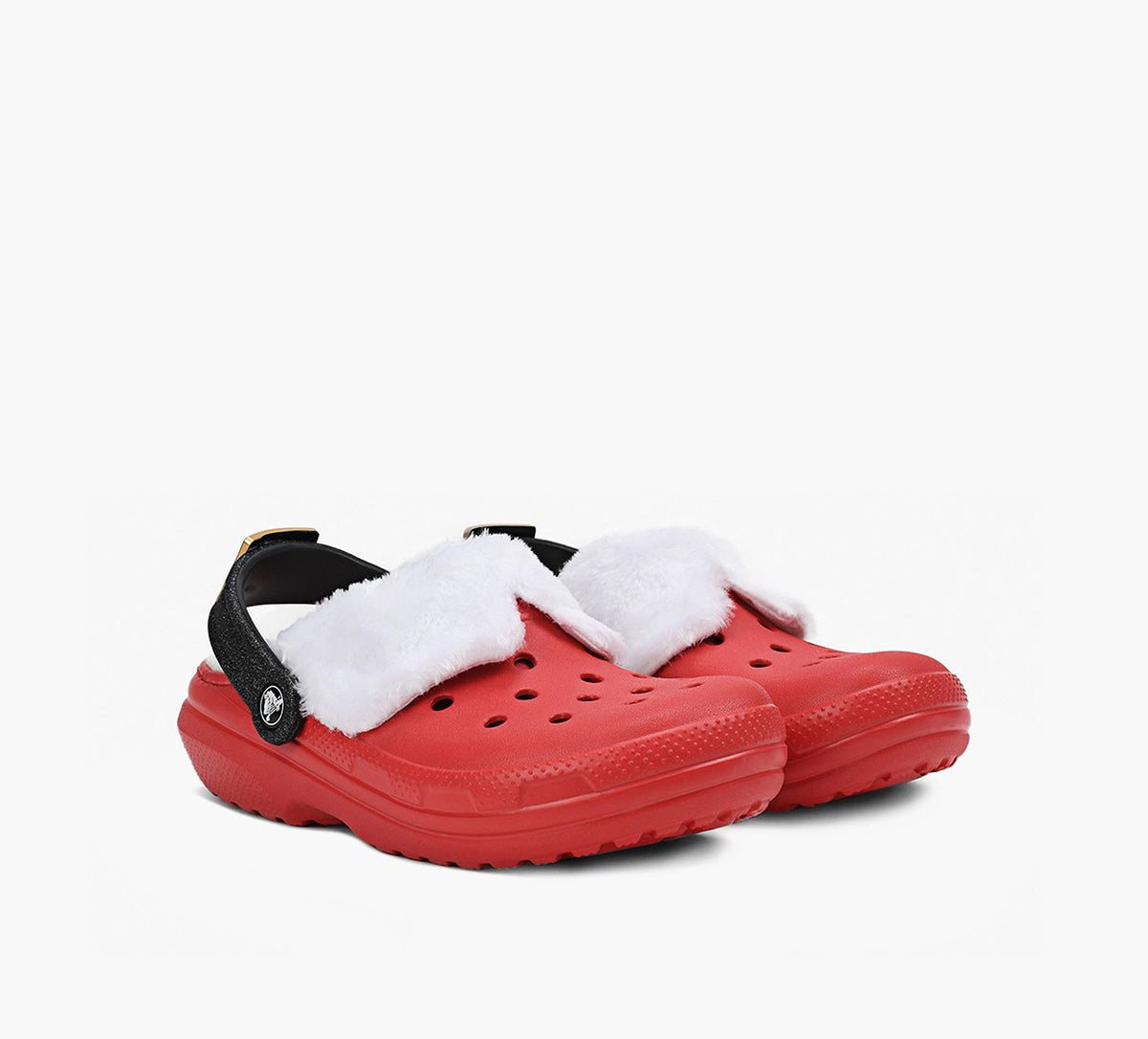 CROCS CLASSICLINEDSANTACLOG in RED view 2