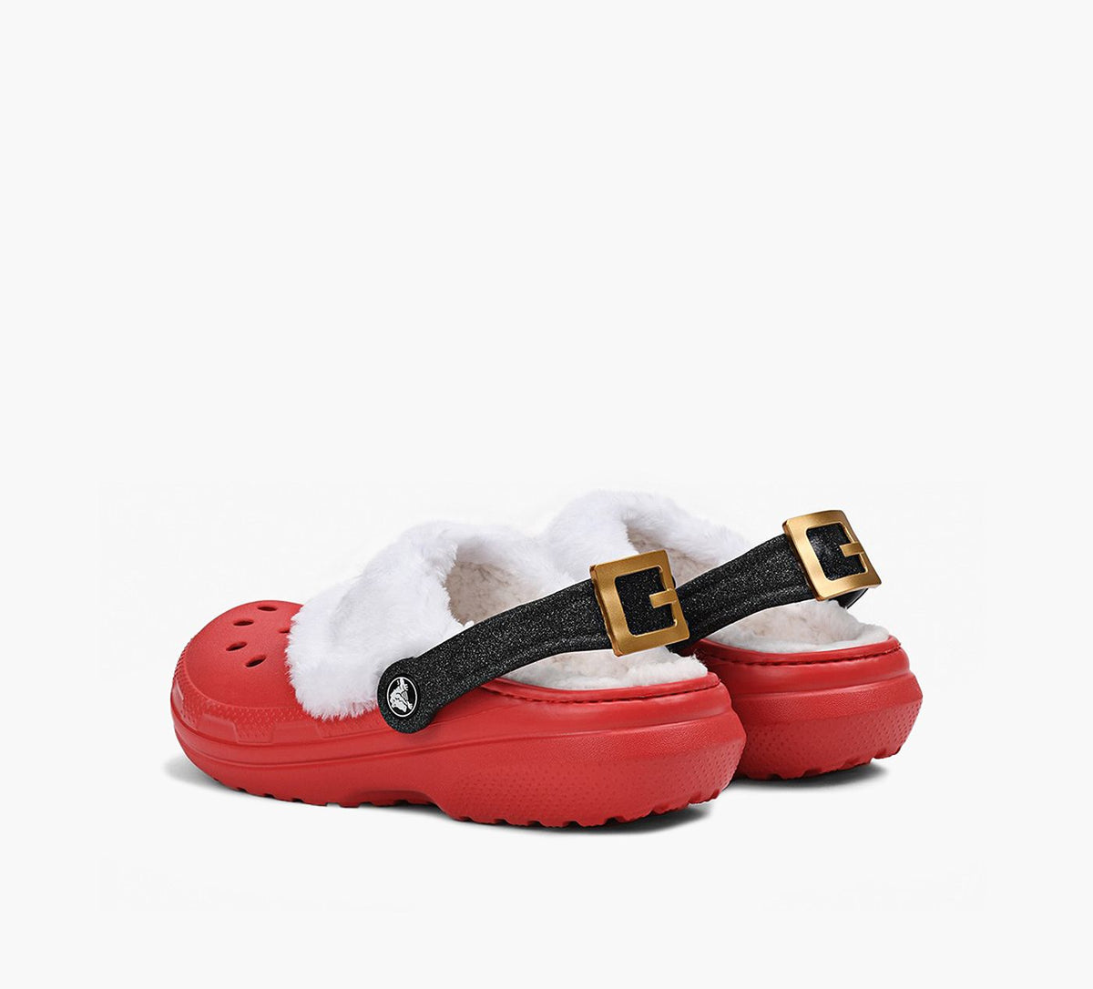 CROCS CLASSICLINEDSANTACLOG in RED view 3