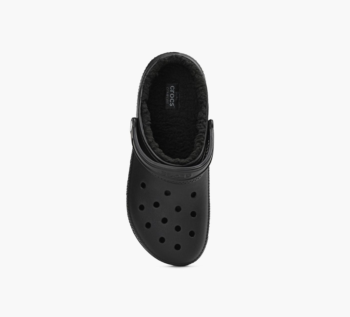 CROCS CLASSICLINEDCLOG in BLACK view 1c