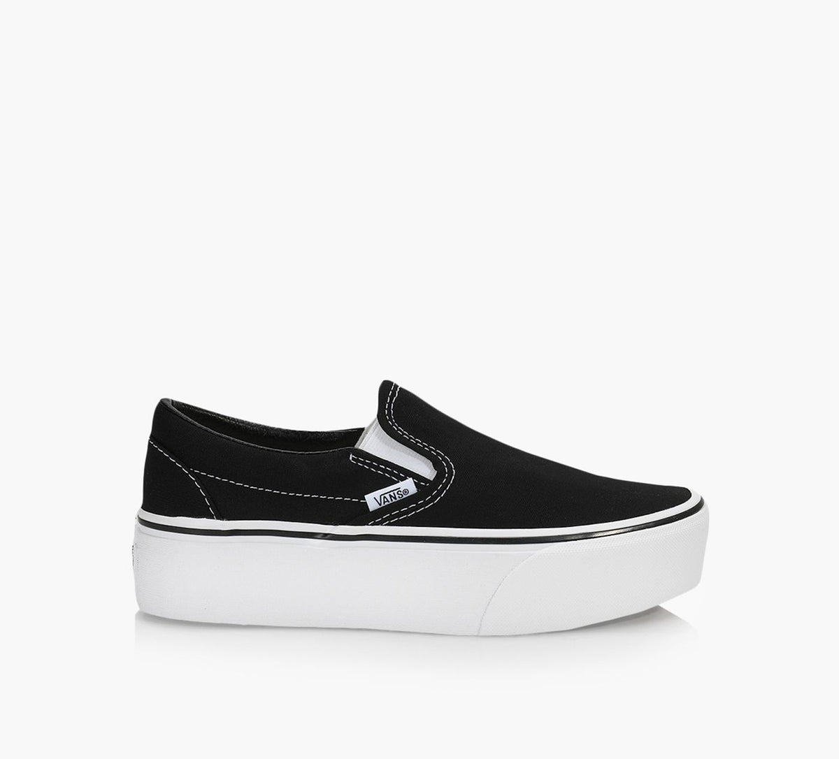 VANS BASKETCLASSICENFILERSTACKFORM en NOIR