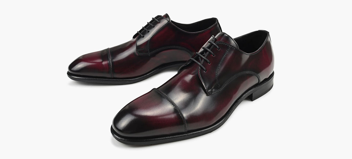 LUCA DEL FORTE ENRICO in BURGUNDY view 4