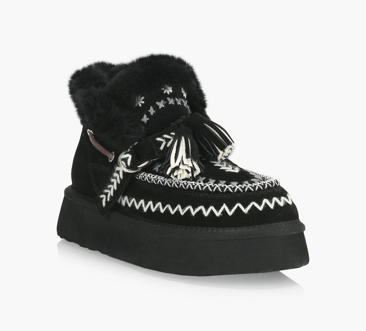 B2 TWINPEAKSBOOTIE in BLACK view 2