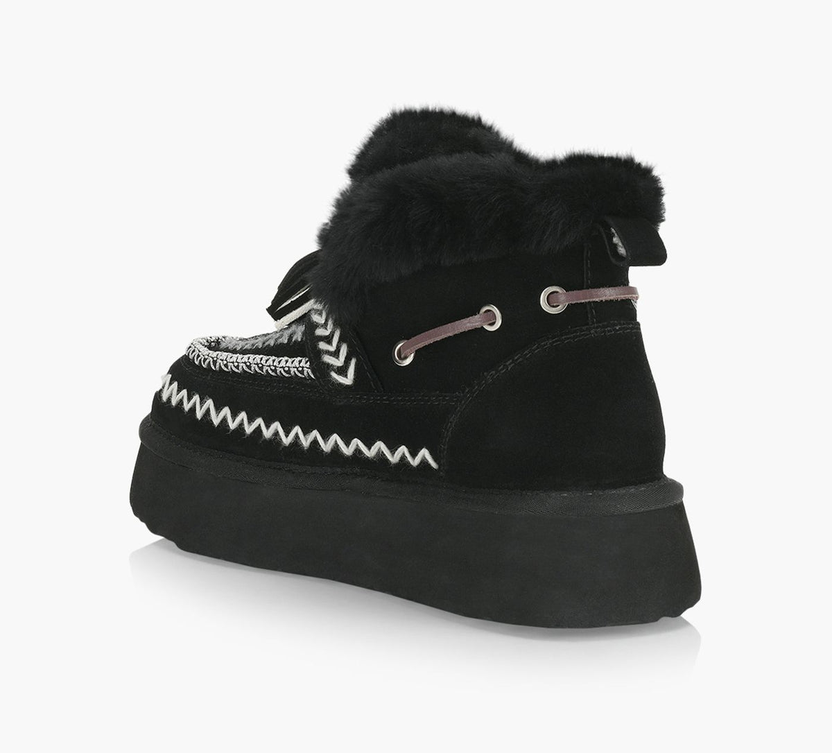 B2 TWINPEAKSBOOTIE in BLACK view 3