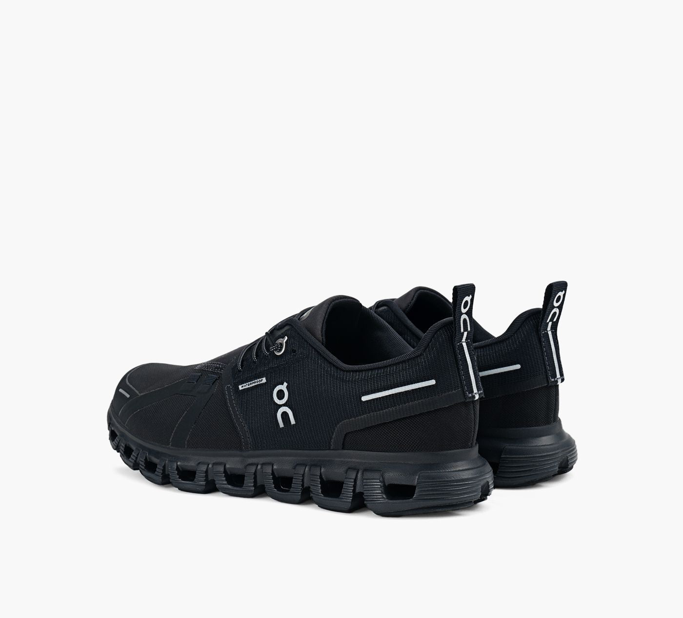 ON CLOUD6WATERPROOF in BLACK view 3