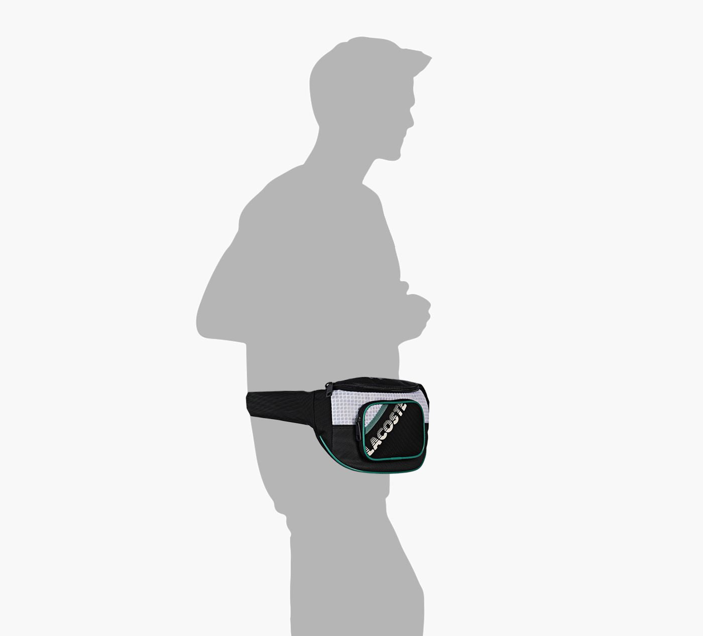 LACOSTE BELTBAGBREWEN in BLACK view 4