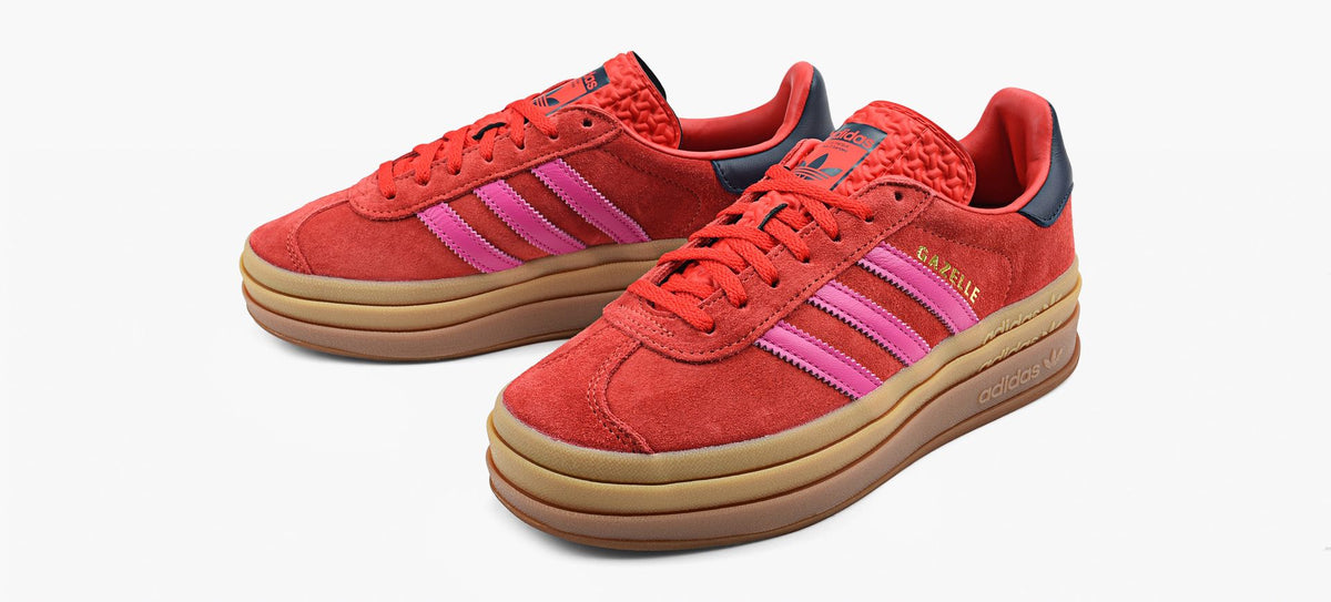 ADIDAS GAZELLEBOLD in RED view 4