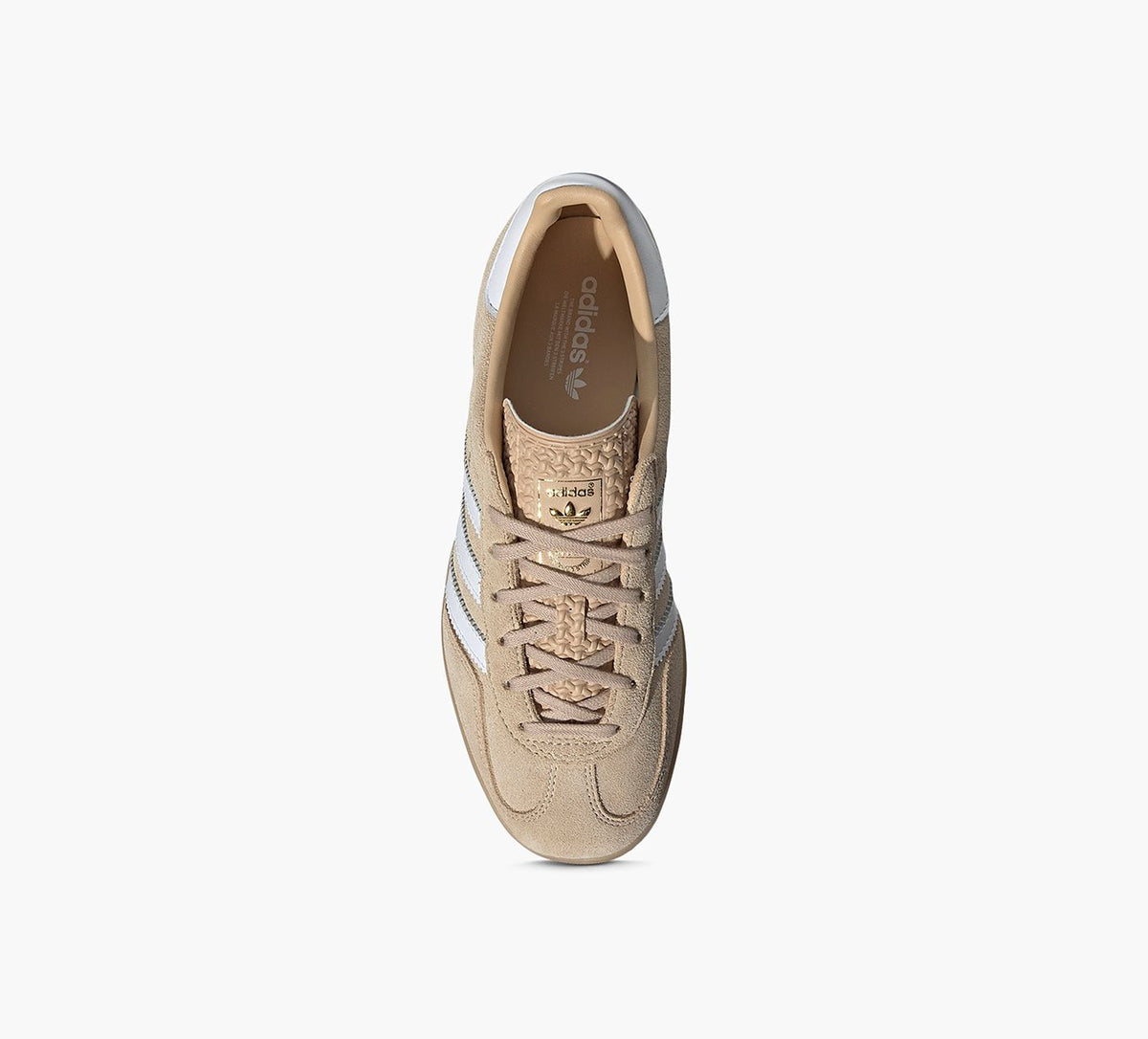 ADIDAS GAZELLEINDOOR in TAUPE view 1c