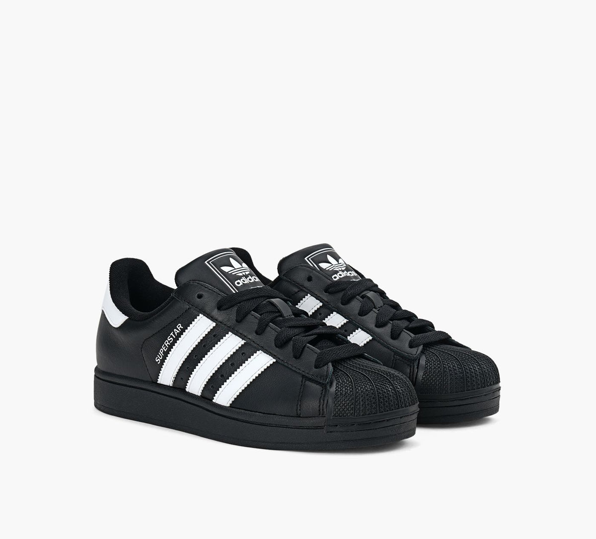 ADIDAS SUPERSTARII en NOIR vue 2
