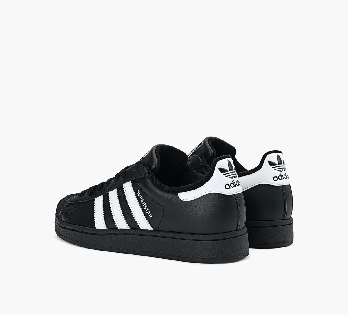 ADIDAS SUPERSTARII en NOIR vue 3