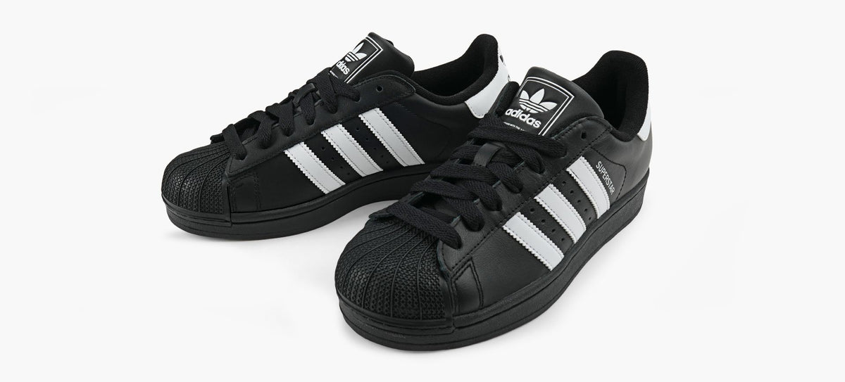 ADIDAS SUPERSTARII en NOIR vue 4