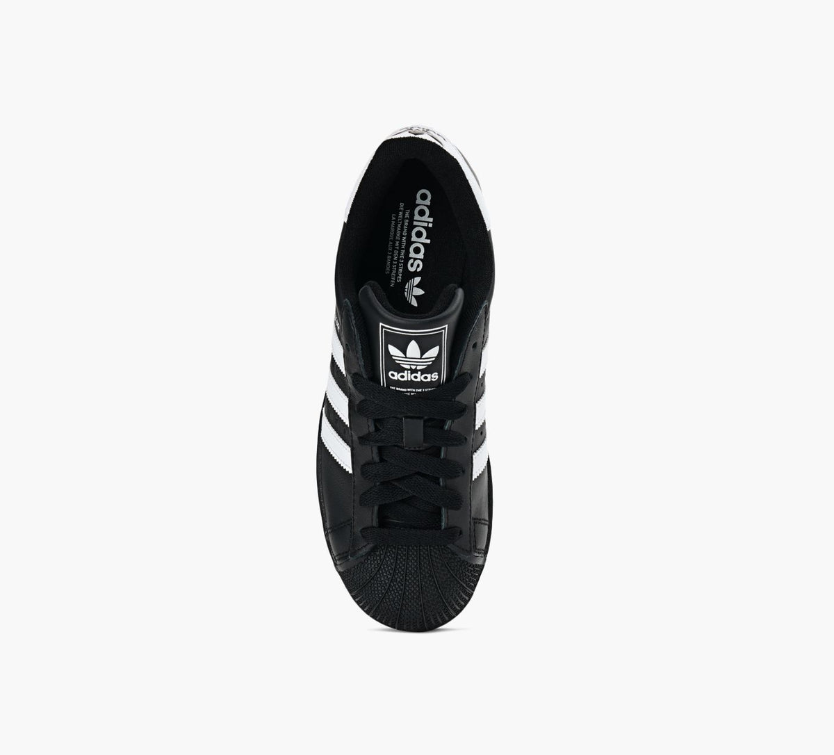 ADIDAS SUPERSTARII en NOIR vue 1c