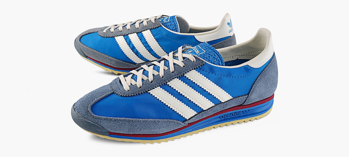 ADIDAS SL72OG en BLEU vue 4