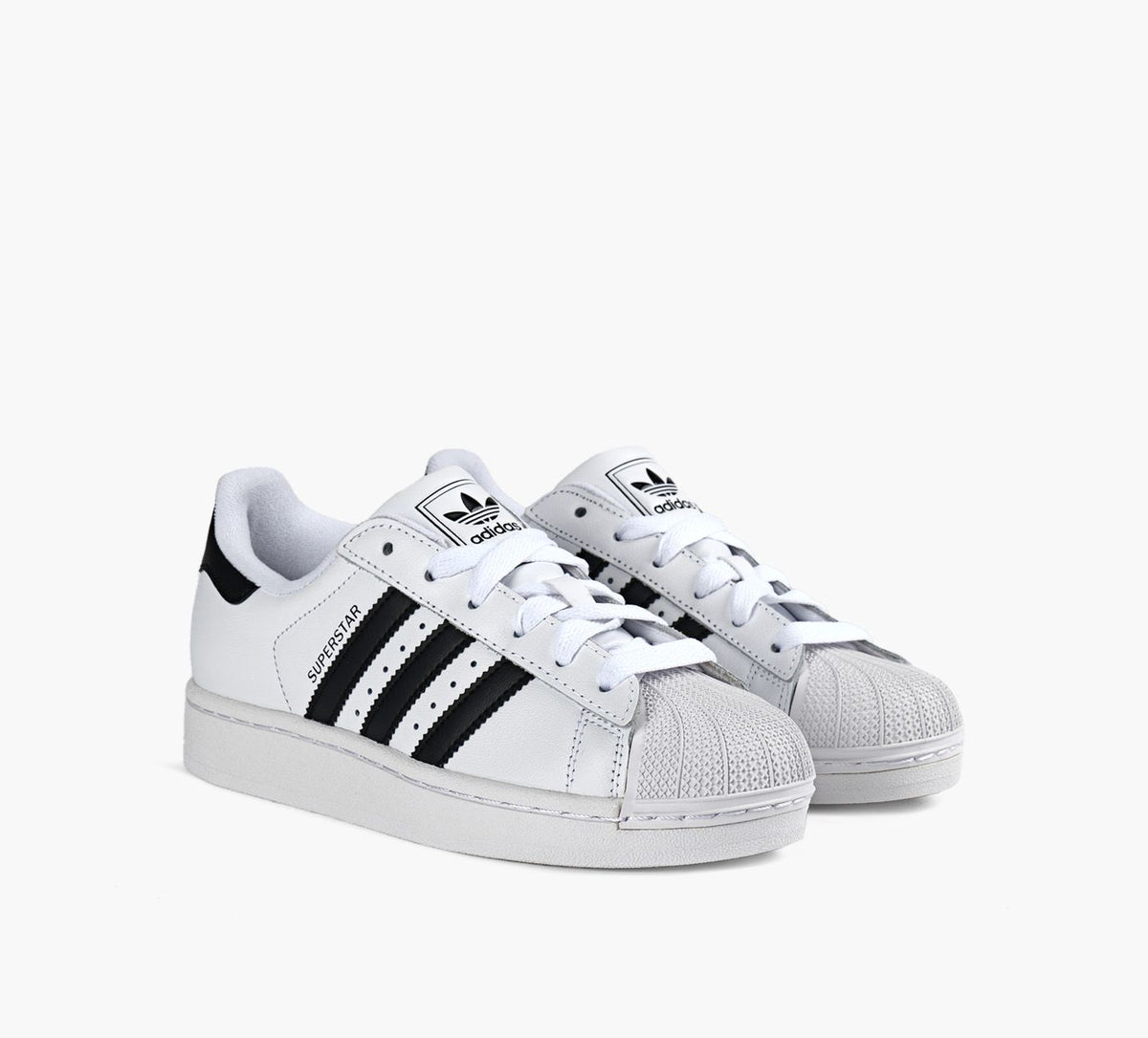 ADIDAS SUPERSTARII en BLANC vue 2