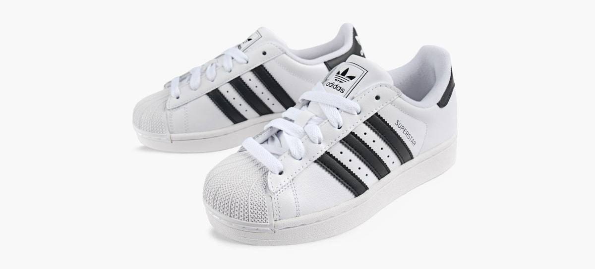 ADIDAS SUPERSTARII en BLANC vue 4