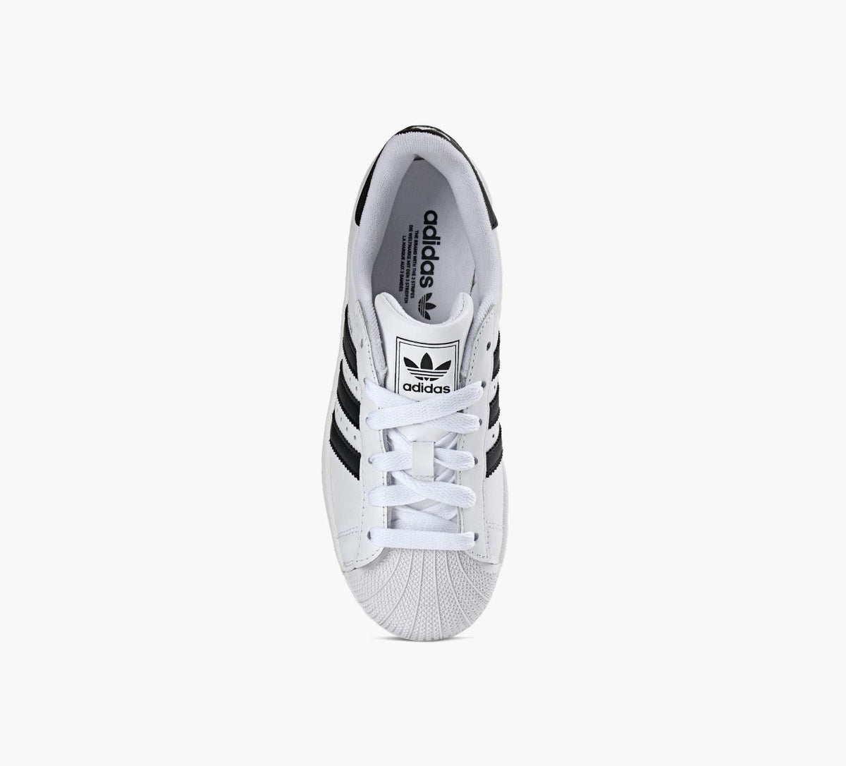 ADIDAS SUPERSTARII en BLANC vue 1c