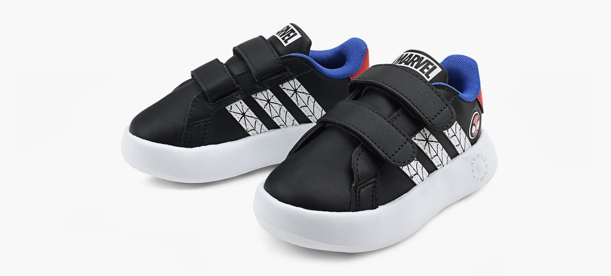 ADIDAS GRANDCOURTSPIDERMAN en NOIR vue 4