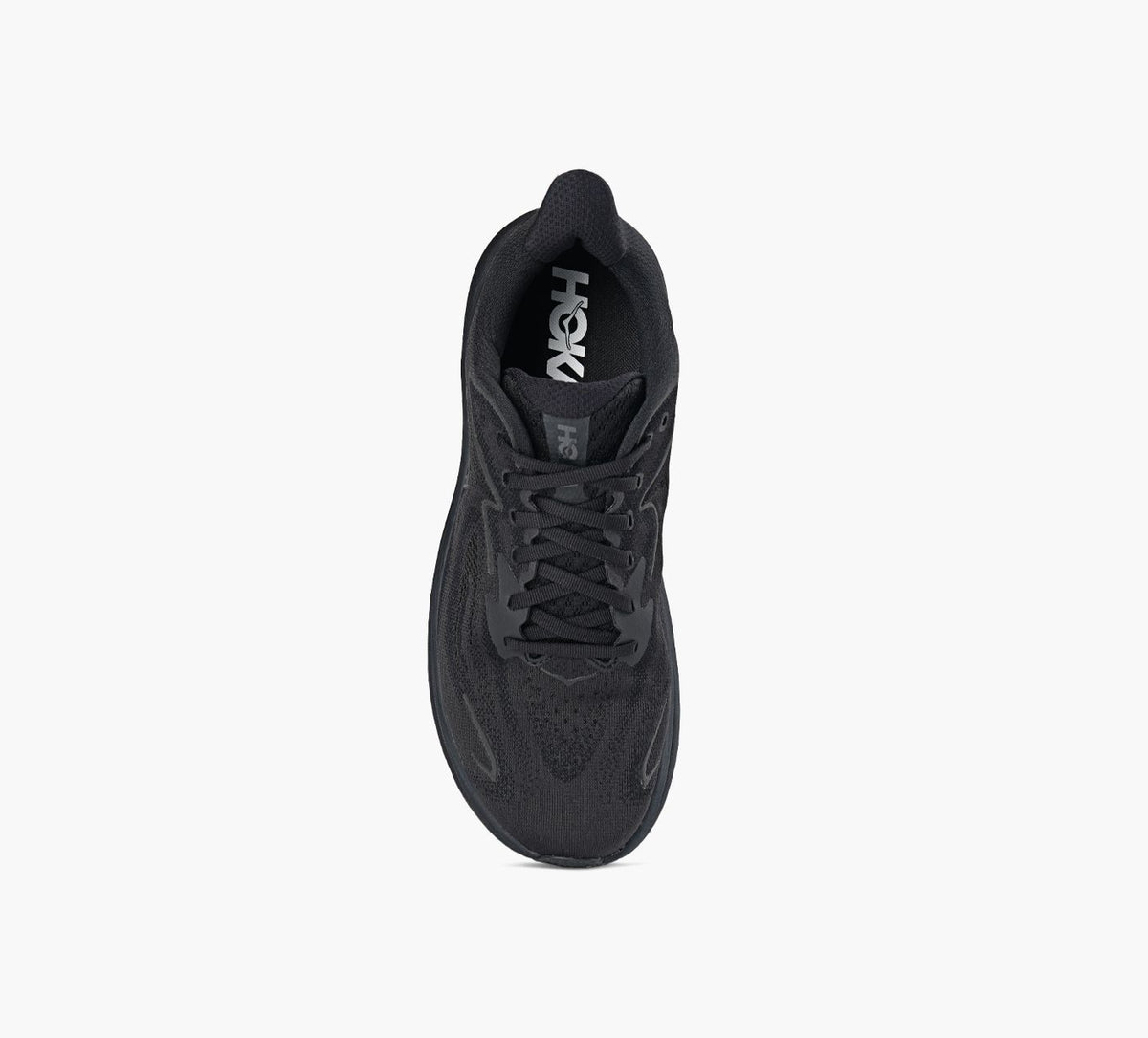 HOKA CLIFTON10 in BLACK view 1c