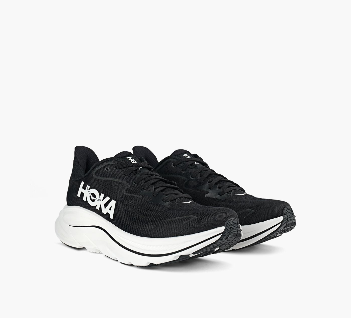 HOKA CLIFTON10 in BLACK view 2