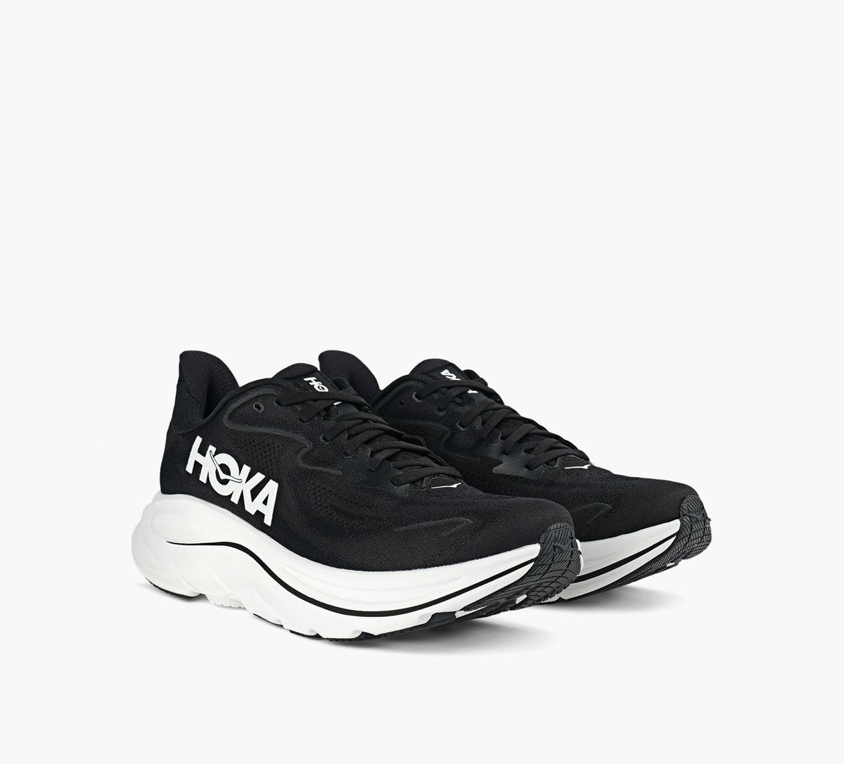 HOKA CLIFTON10 in BLACK view 2