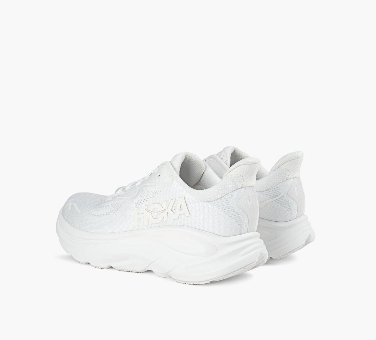 HOKA CLIFTON10 en BLANC vue 3