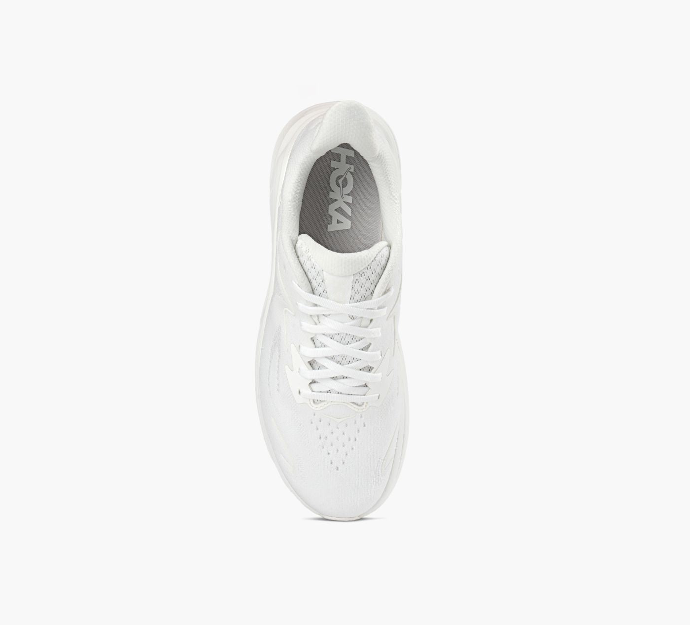 HOKA CLIFTON10 in WHITE view 1c