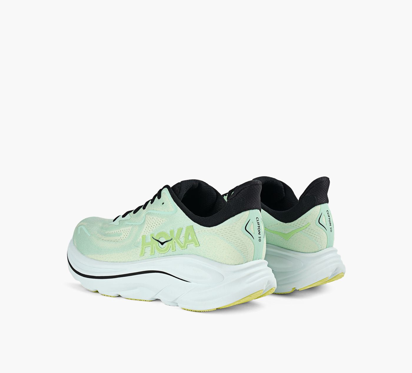 HOKA CLIFTON10 in GREEN view 3