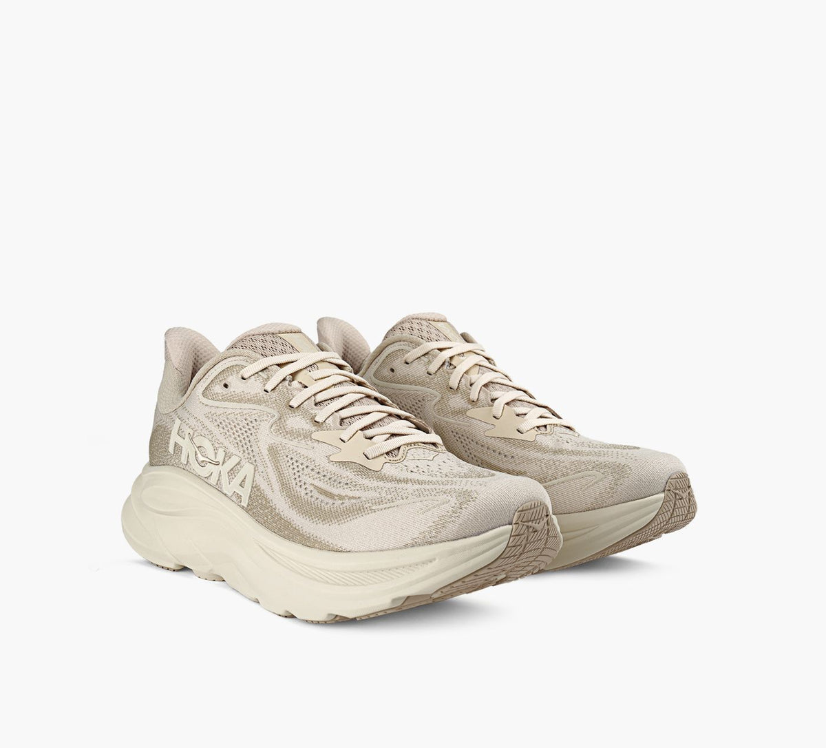 HOKA CLIFTON10 in TAUPE view 2